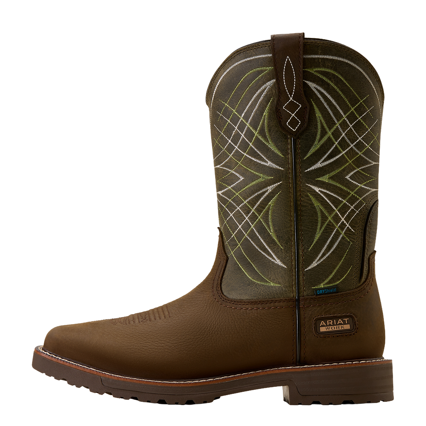 Ariat Men's Activator Waterproof Soft Toe Dark Brown Work Boot 10060894