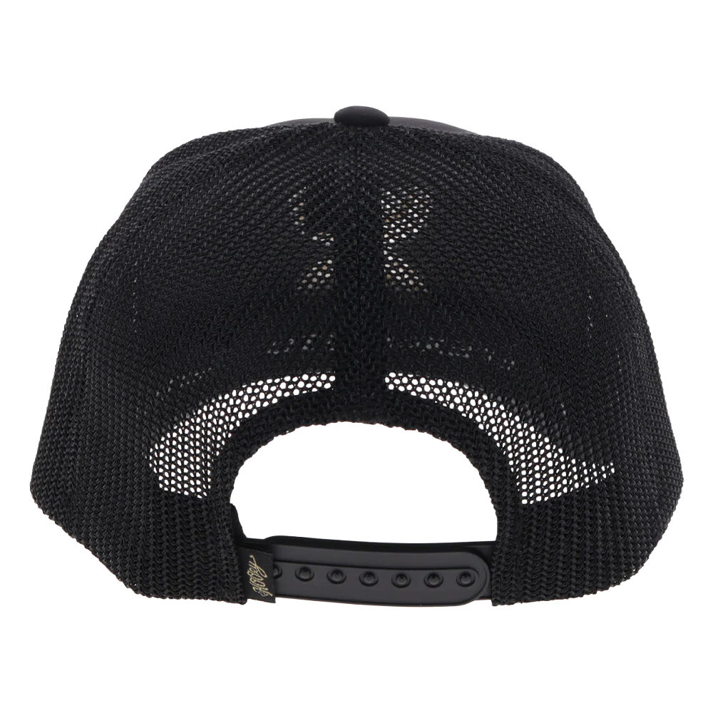 Hooey Men's "Sterling" 6-Panel Black & Tan Cap 2506T-BKTN