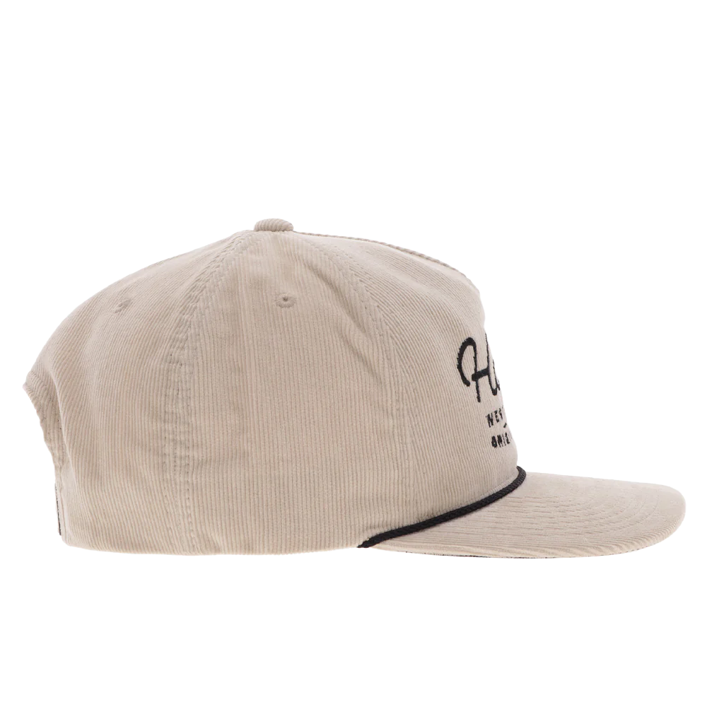 Hooey Men's "OG" 5-Panel Cream Corduroy Cap 2560T-CR