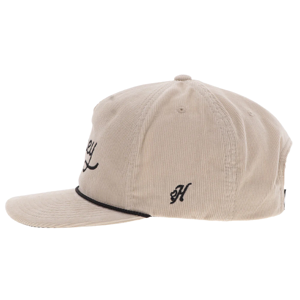 Hooey Men's "OG" 5-Panel Cream Corduroy Cap 2560T-CR