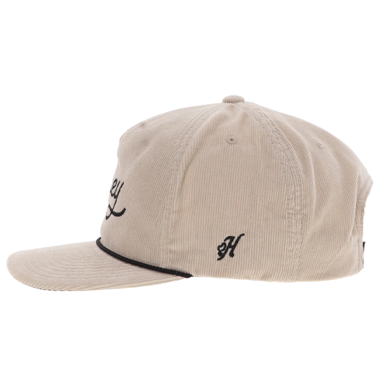 Hooey Men's "OG" 5-Panel Cream Corduroy Cap 2560T-CR