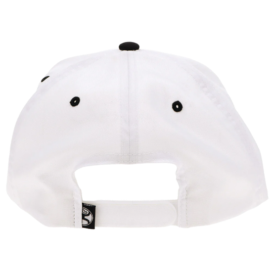 Hooey Men's "OG" 5-Panel White & Black Cap 2560T-WHBK