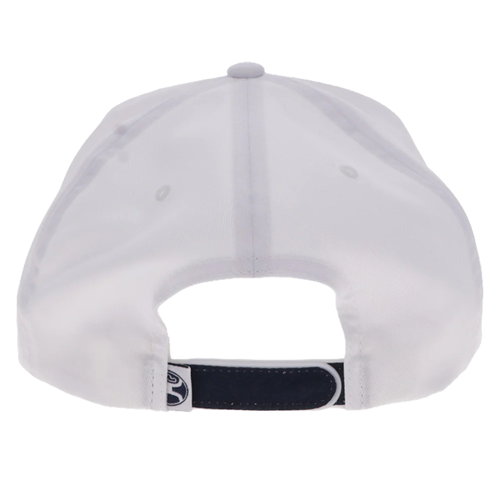 Hooey Men's "Wild Ride" 5-Panel White & Navy Cap 2569T-WHNV