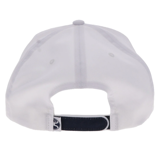 Hooey Men's "Wild Ride" 5-Panel White & Navy Cap 2569T-WHNV