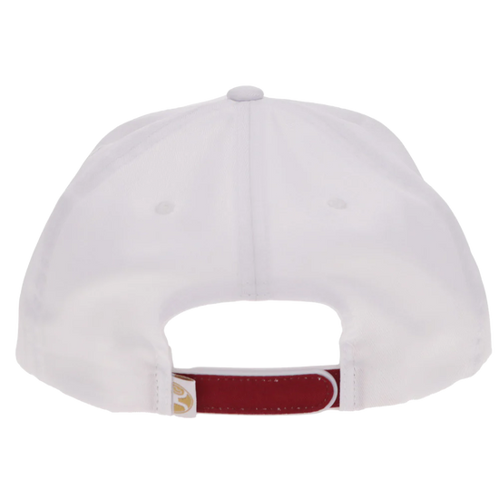 Hooey Men's "Wild Ride" 5-Panel White Snapback Cap 2569T-WH