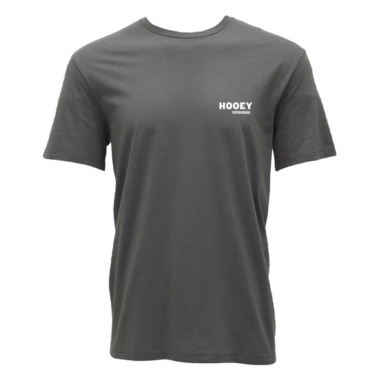 Hooey Men's "Briggs" Steel Grey Graphic T-Shirt HT1910GY
