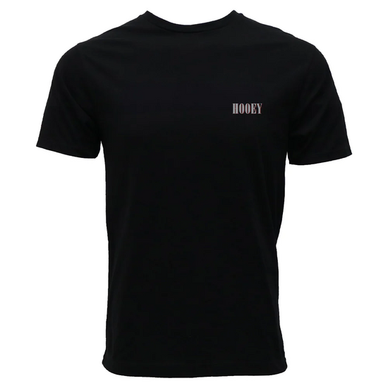 Hooey Men's "Wild Ride" Logo Black Graphic T-Shirt HT1911BK