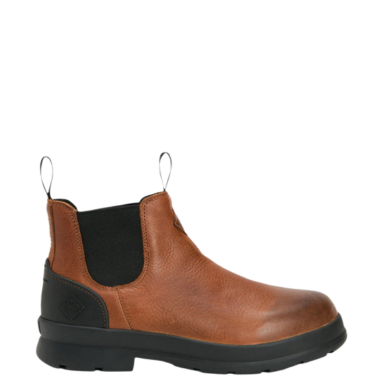 Muck Men's Chore Farm Caramel Leather Chelsea Boots CCLP901