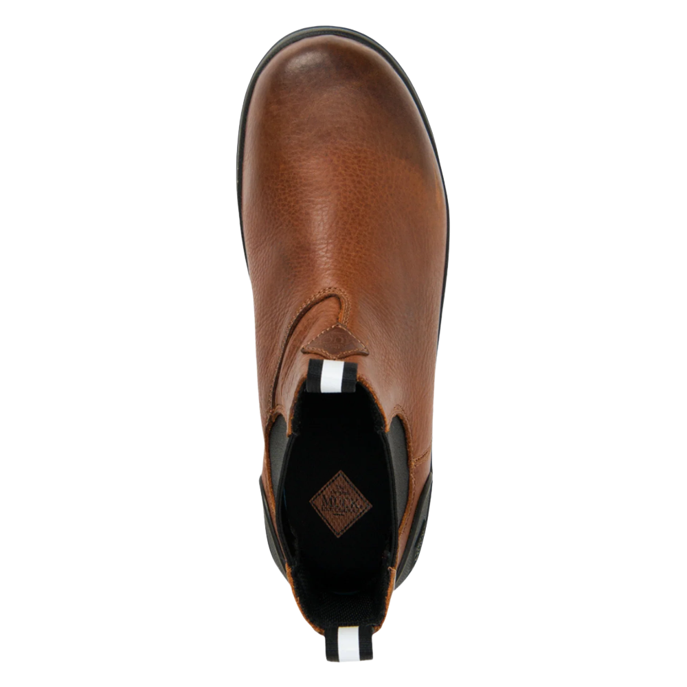 Muck Men's Chore Farm Caramel Leather Chelsea Boots CCLP901