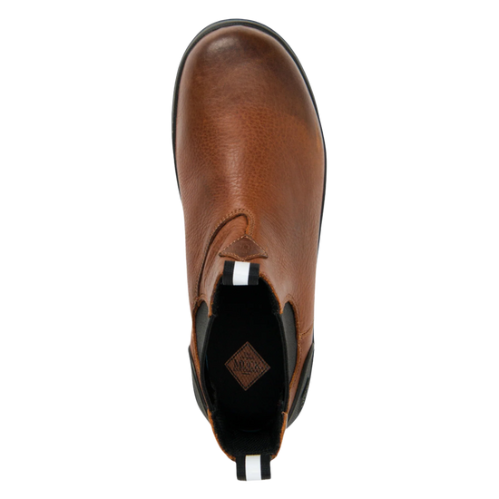 Muck Men's Chore Farm Caramel Leather Chelsea Boots CCLP901
