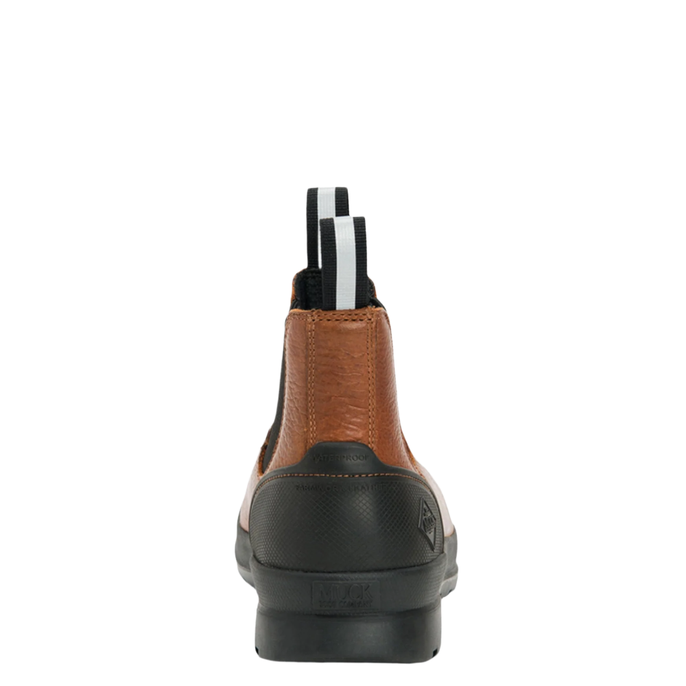 Muck Men's Chore Farm Caramel Leather Chelsea Boots CCLP901