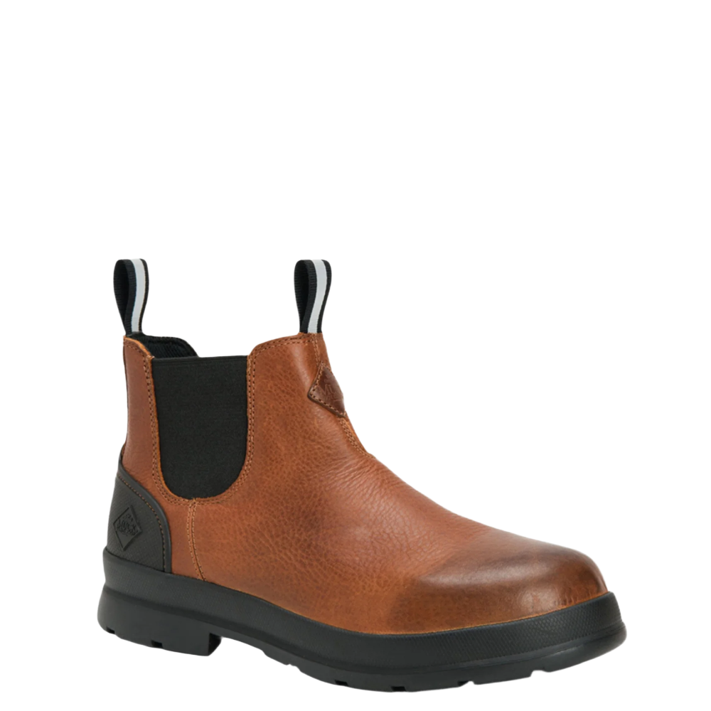 Muck Men's Chore Farm Caramel Leather Chelsea Boots CCLP901