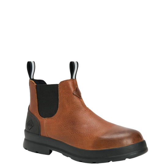 Muck Men's Chore Farm Caramel Leather Chelsea Boots CCLP901