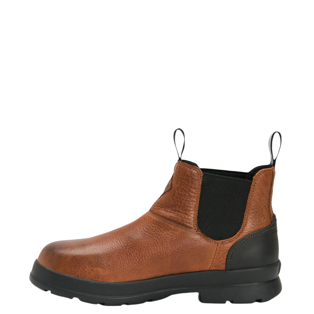 Muck Men's Chore Farm Caramel Leather Chelsea Boots CCLP901