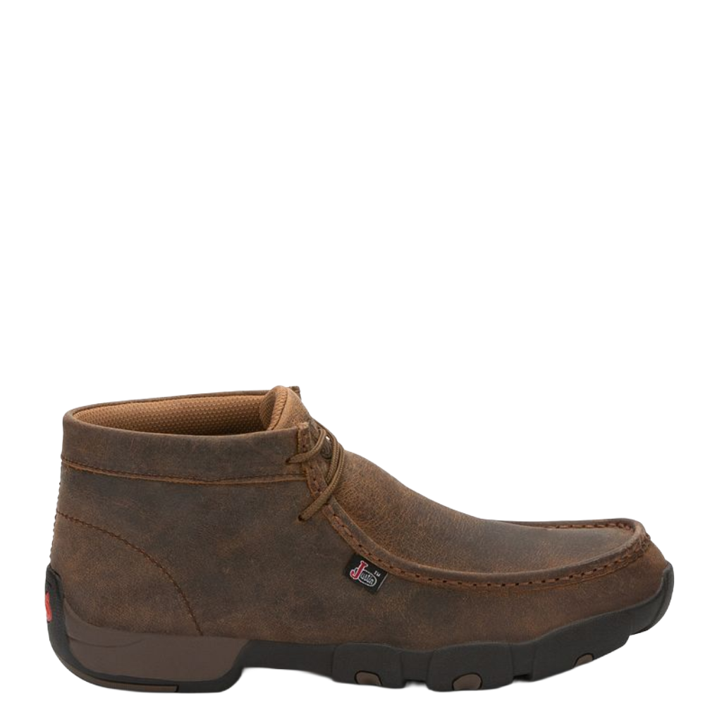 Justin Men's Cappie Dark Brown Work Shoes 232