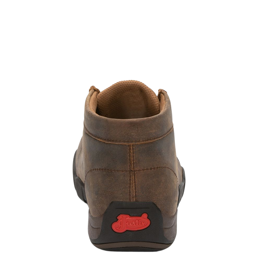 Justin Men's Cappie Dark Brown Work Shoes 232