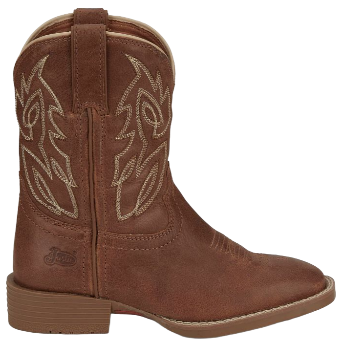 Justin Children's Canter Junior Roasted Cognac Western Boots JK7516