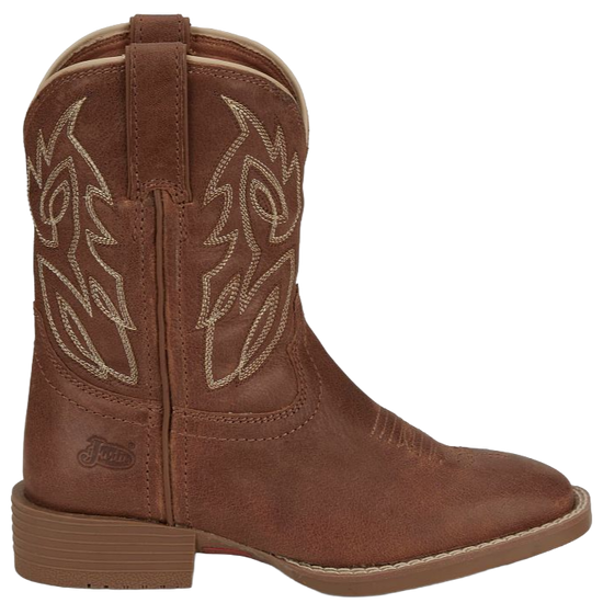 Justin Children's Canter Junior Roasted Cognac Western Boots JK7516