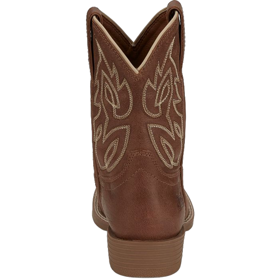 Justin Children's Canter Junior Roasted Cognac Western Boots JK7516