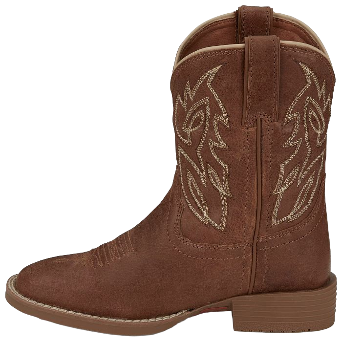 Justin Children's Canter Junior Roasted Cognac Western Boots JK7516
