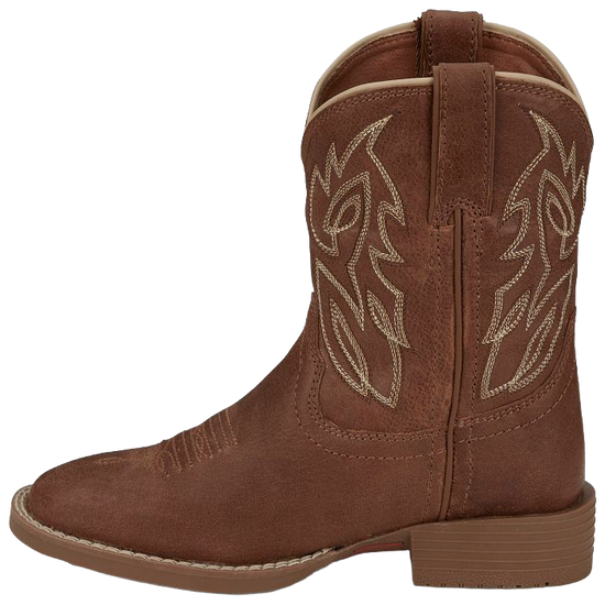 Justin Children's Canter Junior Roasted Cognac Western Boots JK7516
