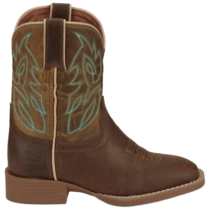 Justin Children's Canter Junior Clay Brown Western Boots JK7515