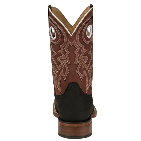 Justin Men's Big News 11" Black Cowhide Western Boots FN7022