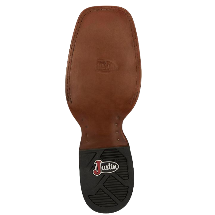 Justin Men's Big News 11" Black Cowhide Western Boots FN7022