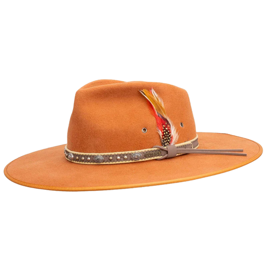 Outback Trading Company Swan Burnt Orange Wool Hat 1114-BTO