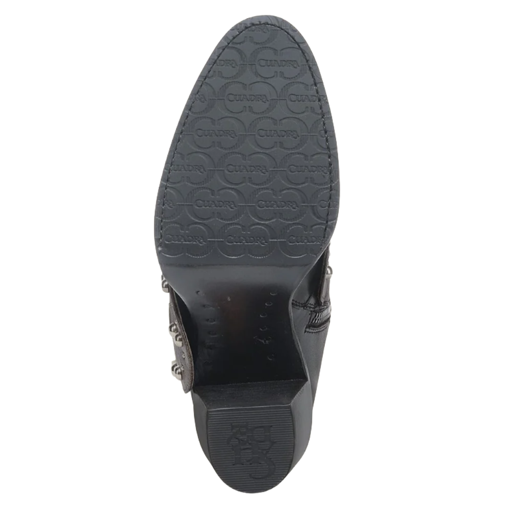 Cuadra Ladies Studded Lambskin Cafe Brown Western Ankle Bootie CC253