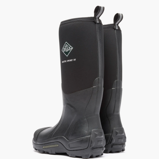 Muck Boot Company Men's Artic Sport Steel Toe Black Boot ASPSTL