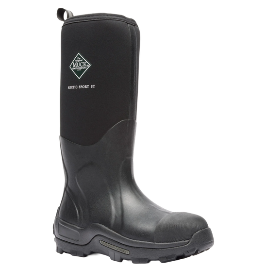 Muck Boot Company Men's Artic Sport Steel Toe Black Boot ASPSTL