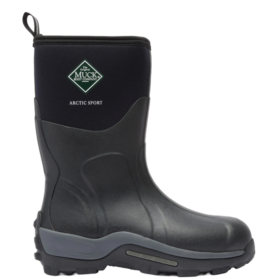 Muck Boot Men's Artic Sport Black Midi Boot ASM000A