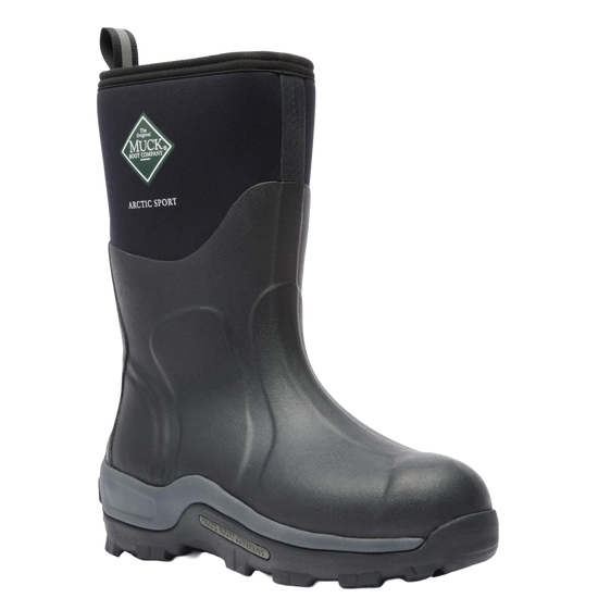 Muck Boot Men's Artic Sport Black Midi Boot ASM000A