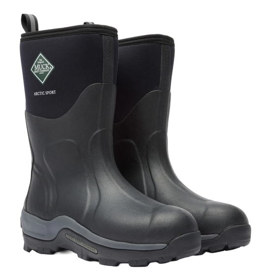 Muck Boot Men's Artic Sport Black Midi Boot ASM000A