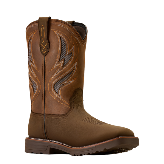 Ariat Men's Activator VentTEK Waterproof Dark Brown Work Boot 10061120