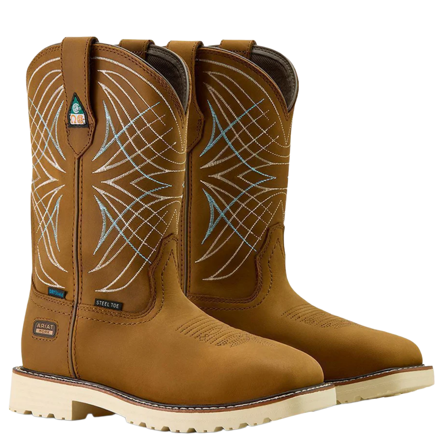 Ariat Ladies Activator CSA Waterproof Steel Toe Dusted Brown Work Boots 10063856