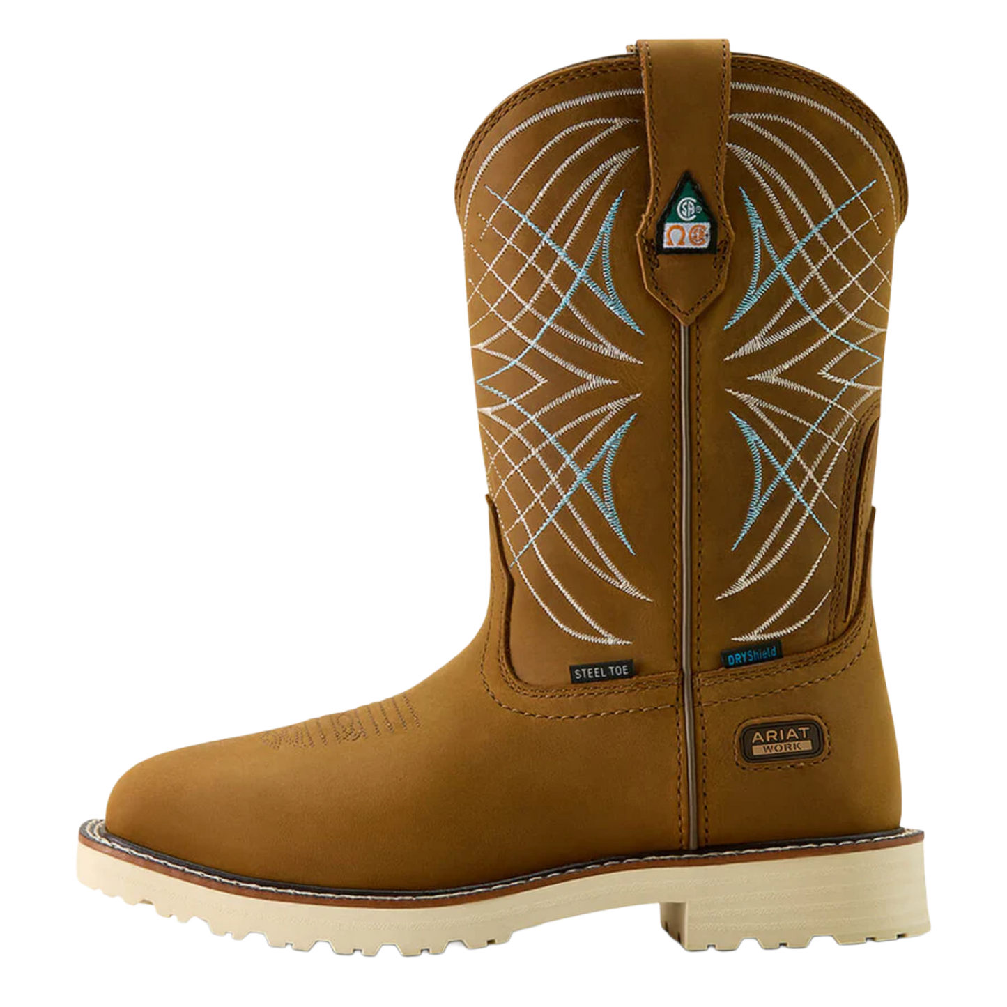 Ariat Ladies Activator CSA Waterproof Steel Toe Dusted Brown Work Boots 10063856