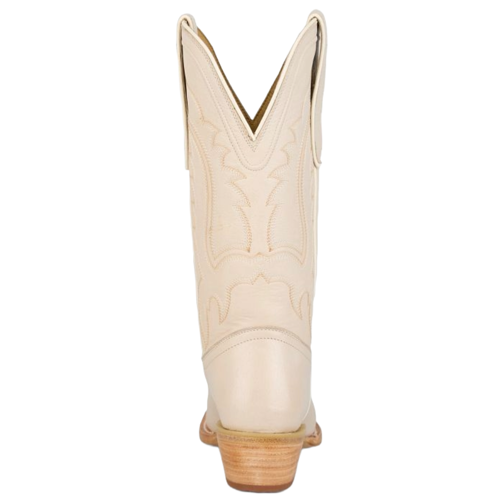 Tony Lama Ladies Val Cream Goat Leather Western Boot DR3831
