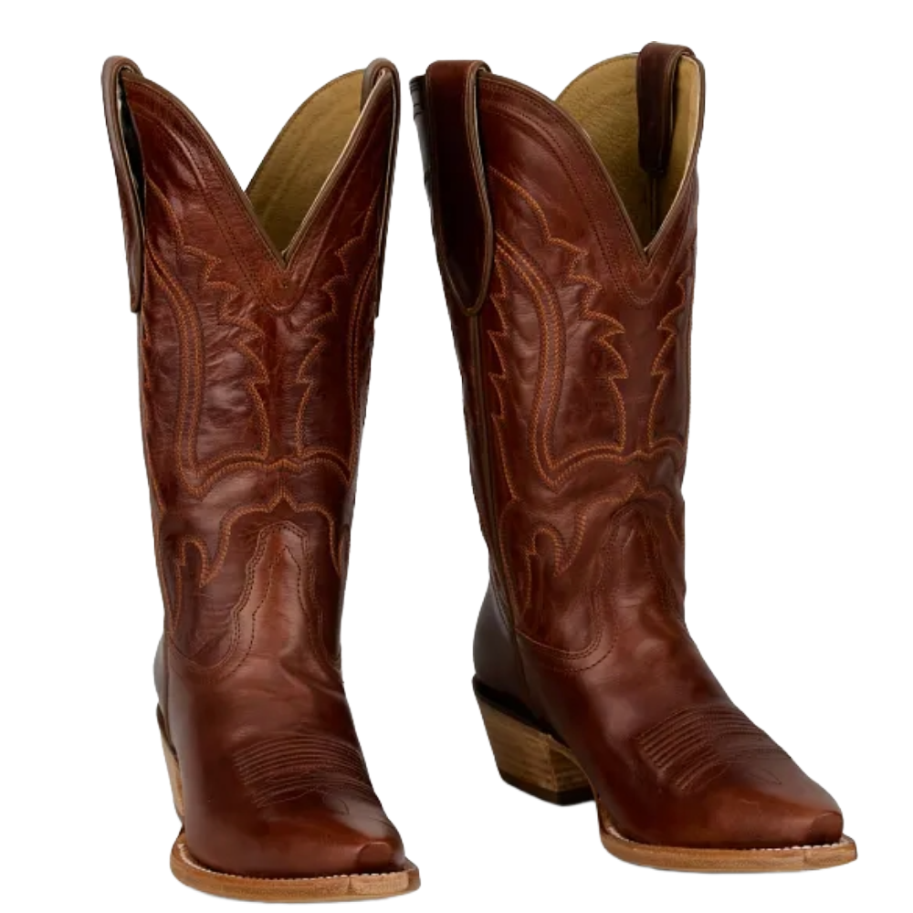 Justin Ladies Val Cognac Goat Leather Western Boot DR3832