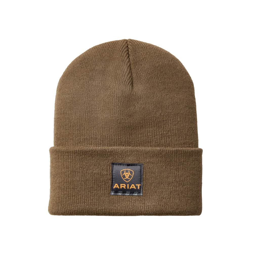 Ariat Rebar Roughneck Watch Military Olive & Black Beanie Cap 10063133