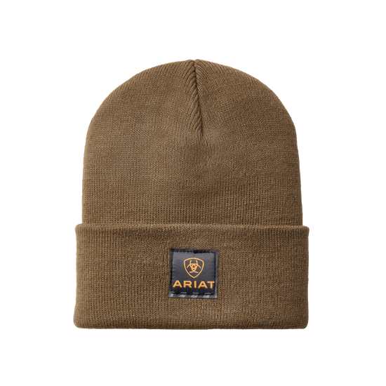 Ariat Rebar Roughneck Watch Military Olive & Black Beanie Cap 10063133