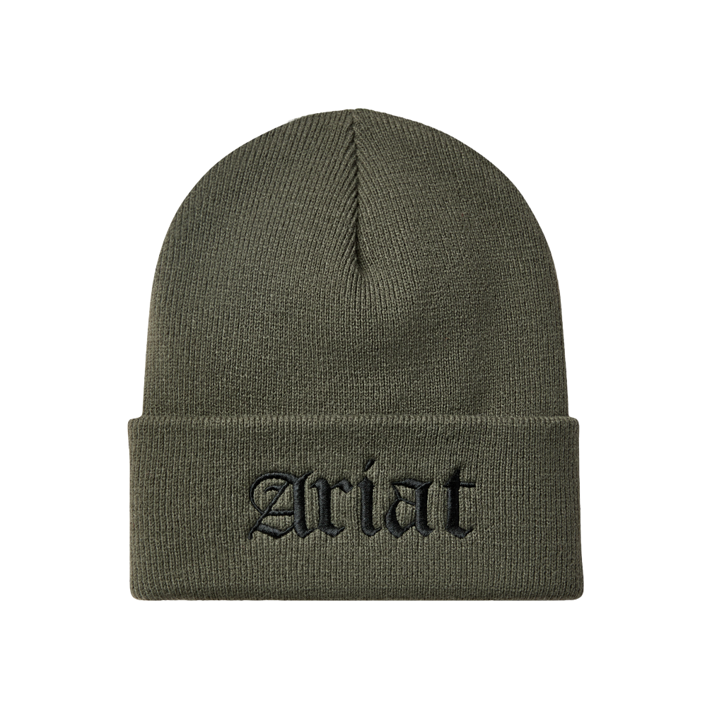 Ariat Rebar Embroidered Light Olive Beanie 10063161