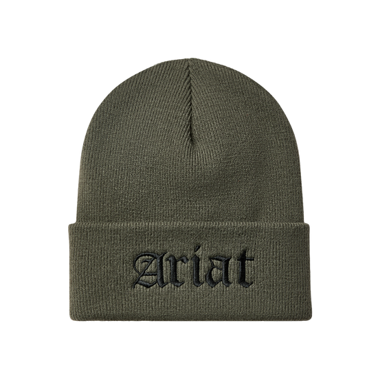 Ariat Rebar Embroidered Light Olive Beanie 10063161