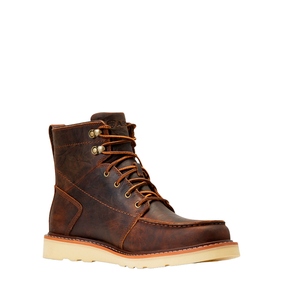 Ariat Men's Recon Barn Brown Round Toe Lace Up Boot 10040294