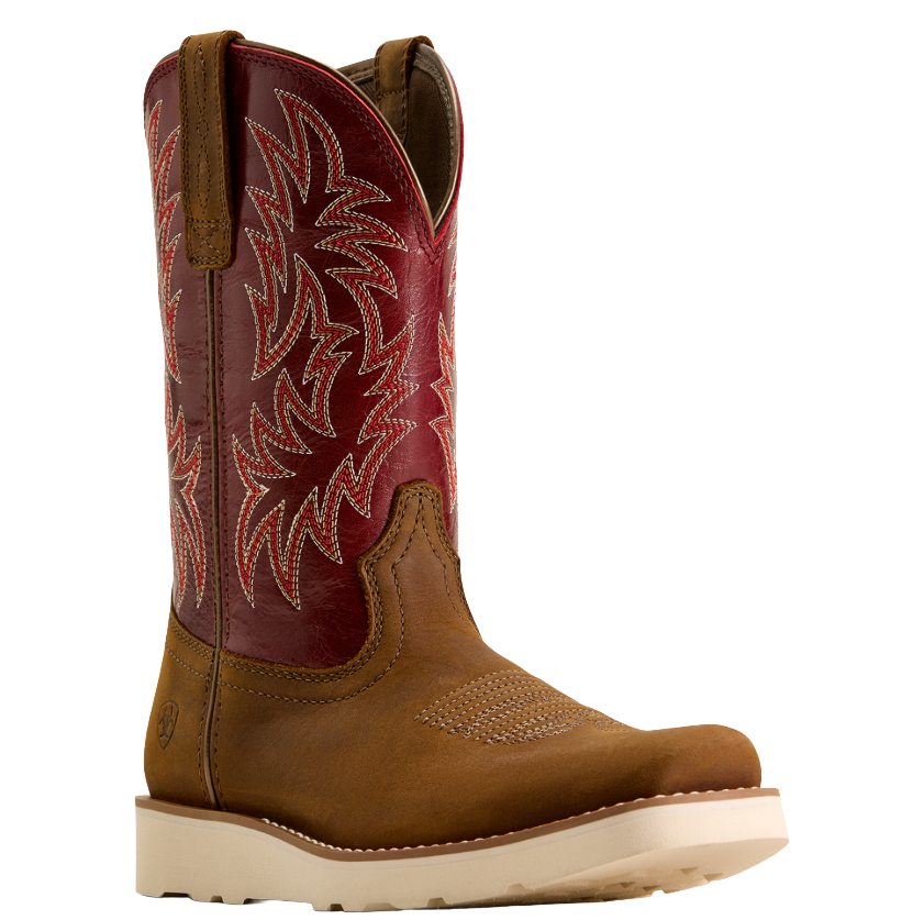 Ariat Ladies Distressed Brown Southlite Narrow Cutter Toe Western Boot 10080293