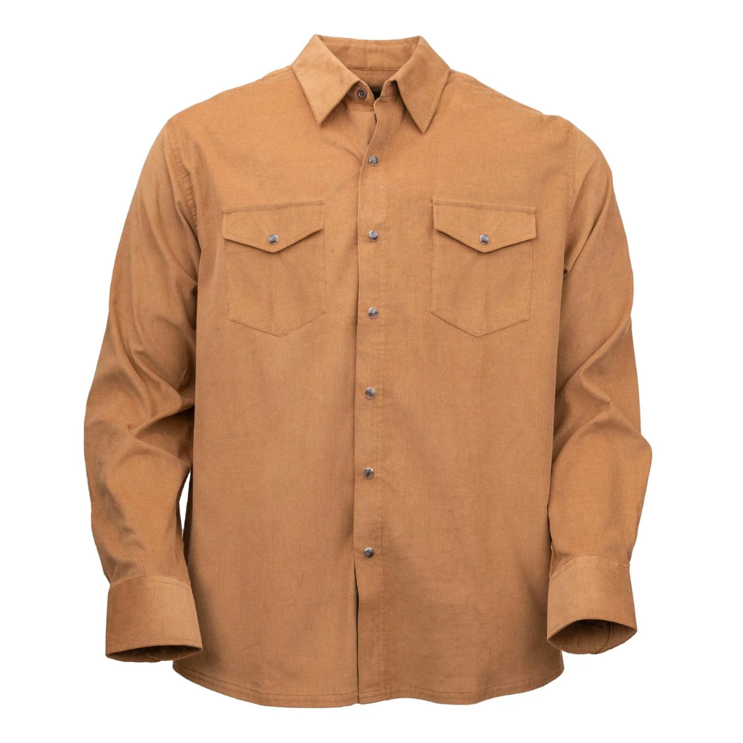 Outback Trading Men's Bryce Khaki Snap Shirt 40259-KKI