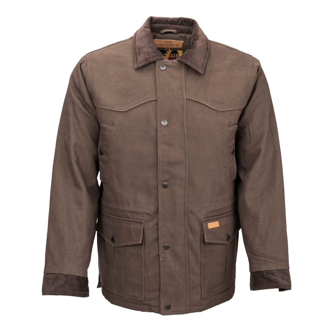 Outback Trading Company Men's Cattlemen Brown Jacket 29757-BRN