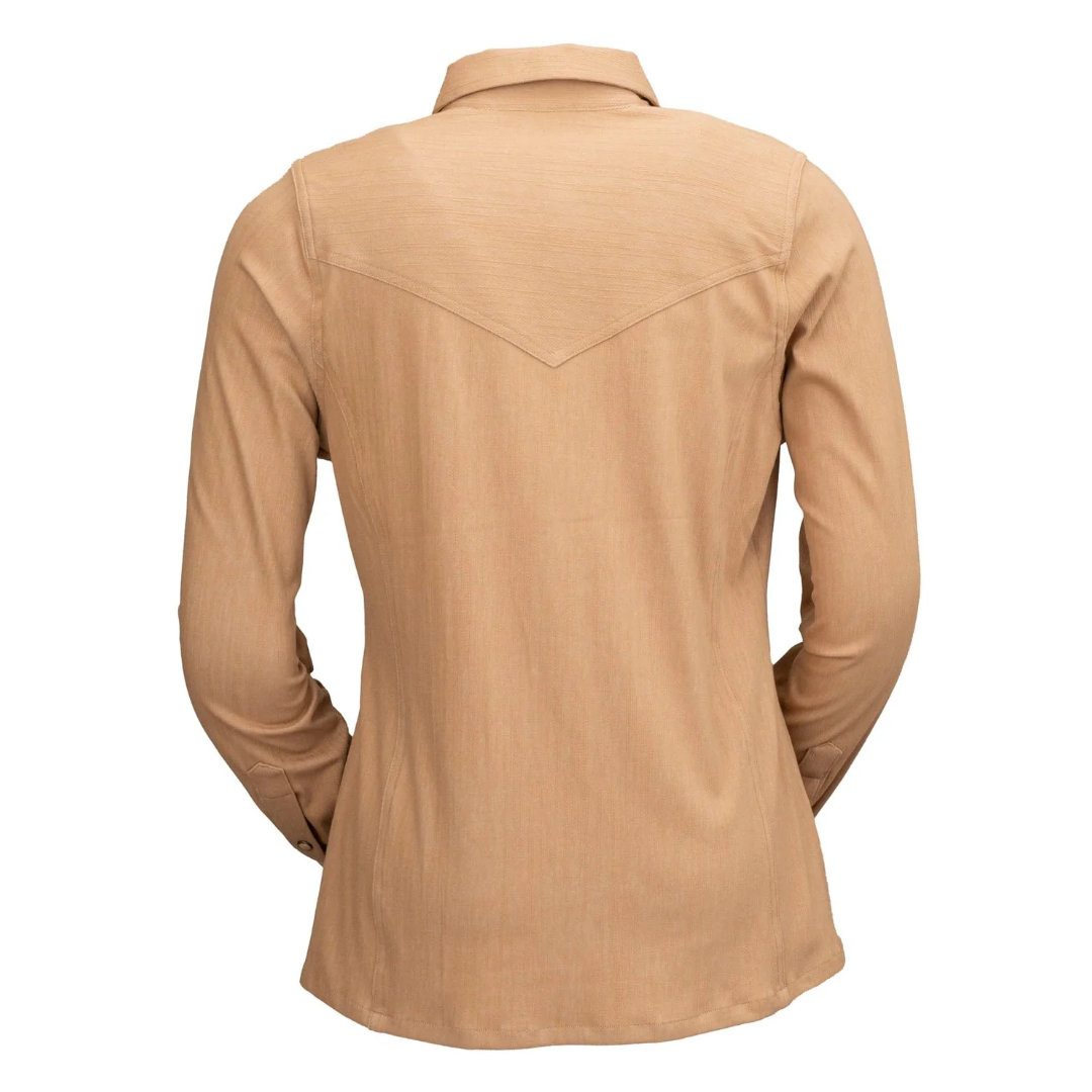 Outback Trading Ladies Kat Khaki Snap Shirt 42246-KKI