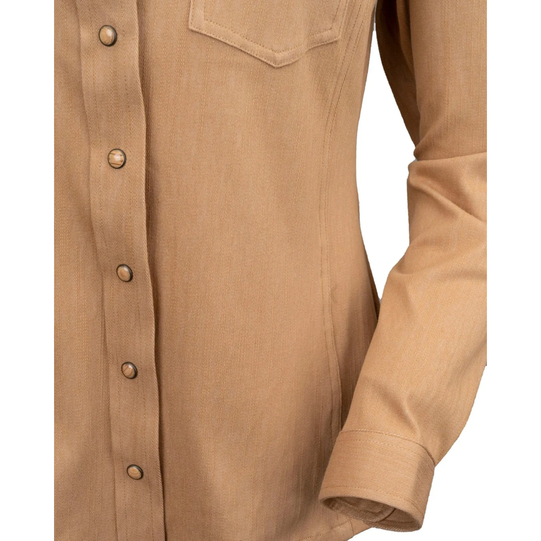 Outback Trading Ladies Kat Khaki Snap Shirt 42246-KKI